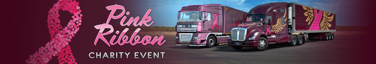 Pink Ribbon Event Banner